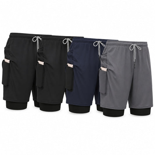 ARVYN Dualpace Training Shorts — 4 Pack