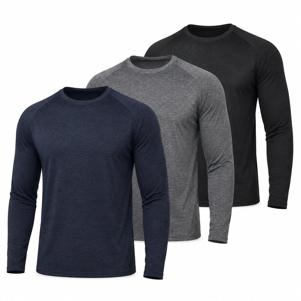 ARVYN Dayrange Long-Sleeve Tops — 3 Pack