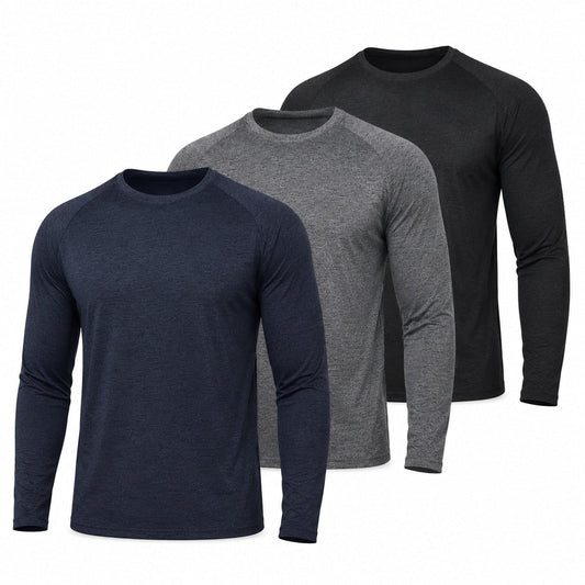 ARVYN Dayrange Long-Sleeve Tops — 3 Pack
