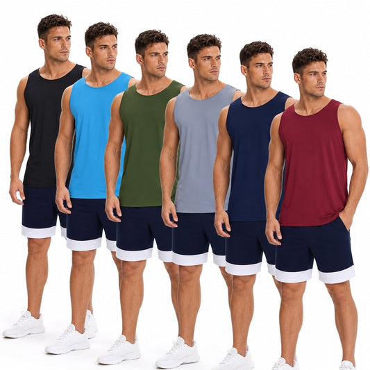 ARVYN Core Training Tanks — 6 Pack