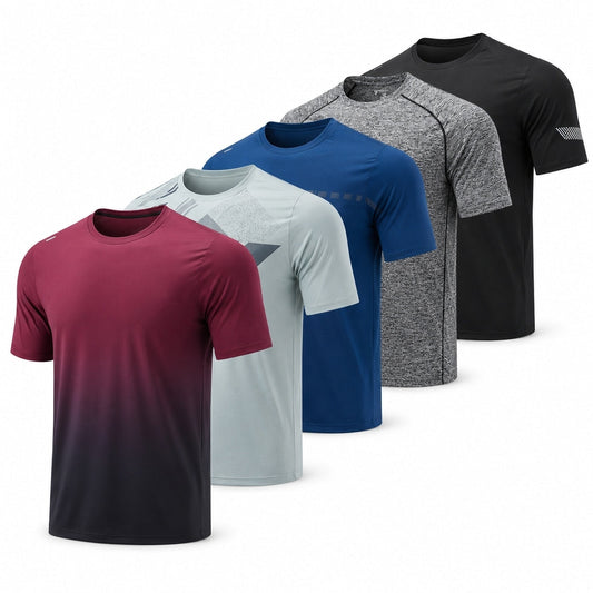 ARVYN Airshift Performance Tees — 5 Pack
